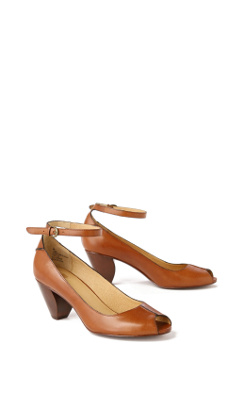 Anthropologie.com > Colombard Heels :  cognac ankle straps heels anthropologie
