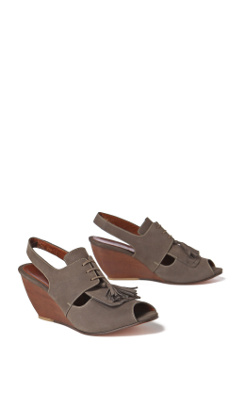 Radcliffe Wedges - Anthropologie.com :  wedgies cutouts cut outs fringe