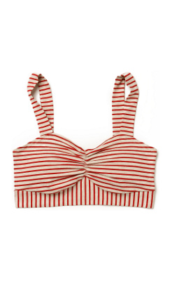 Wishniak Stripe Bralette