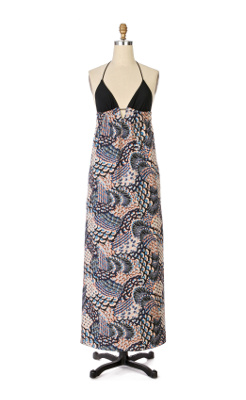 Winged-One Cover-Up - Anthropologie.com :  drawstring navy feathery coverup