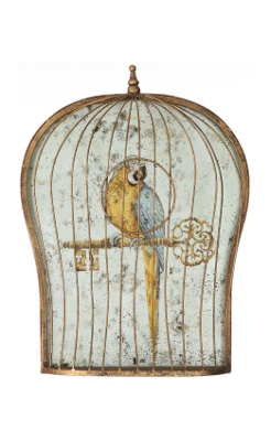 Anthropologie.com > Birdcage Mirror, Red Robin from anthropologie.com