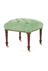 Telly Ottoman, Linen