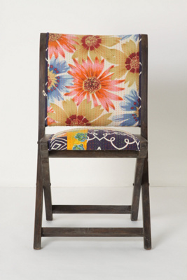 Terai Folding Chair, Floral Stripe - Anthropologie.com from anthropologie.com
