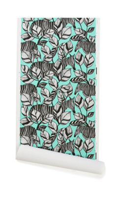 Zebra Leaf Wallpaper
