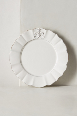 Fleur De Lys Salad Plate