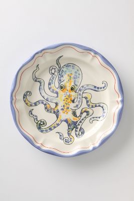 De Vincennes Dinner Plate, Octopus