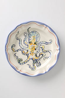 De Vincennes Dinner Plate, Octopus