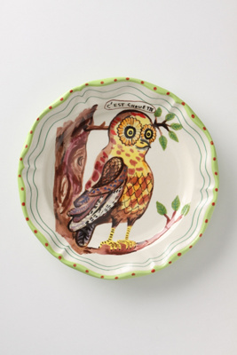 De Vincennes Dinner Plate, Owl