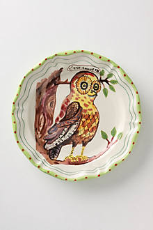 De Vincennes Dinner Plate, Owl