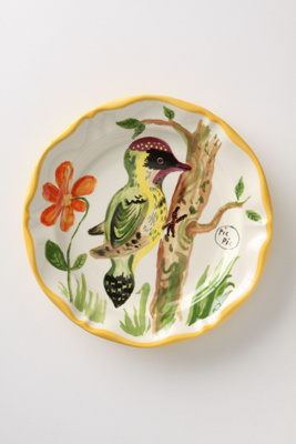 De Vincennes Dinner Plate, Woodpecker