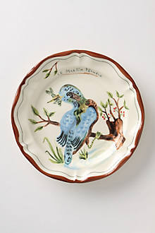Francophile Dinner Plate, Kingfisher