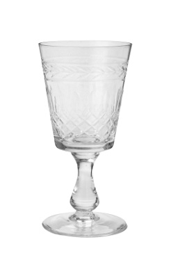 Three Cheers Glass, White Wine  - Anthropologie.com : goblet wine glass etched anthropologie