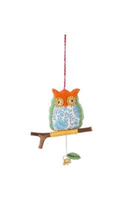 Pretty Perch Ornament, Owl
