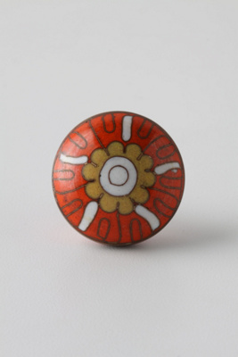 Frit Flower Knobs