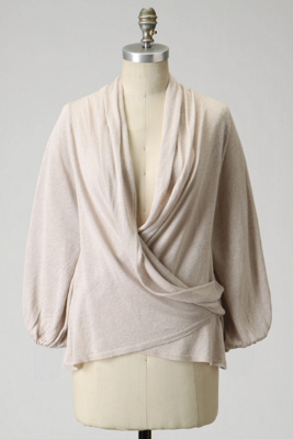 Airy Surplice Sweater - Anthropologie.com from anthropologie.com
