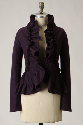 Ruffle Cardigan