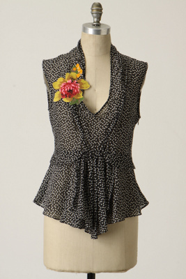 \#2 Dotted Chiffon Blouse  - Anthropologie.com