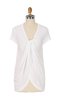 Hush-Hush Tee - Anthropologie.com :  basic fashion t-shirt white