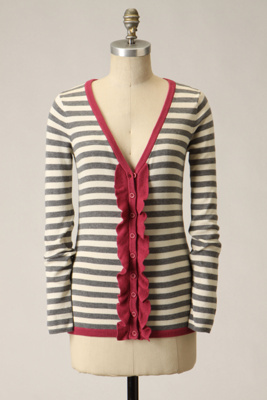 Frilled & Thrilled Cardigan - Anthropologie.com from anthropologie.com