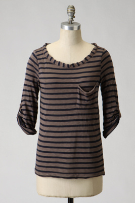 Deckside Scoopneck - Anthropologie.com :  tshirt splendid stripes striped