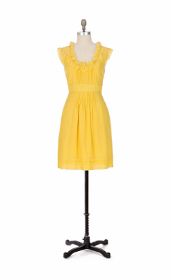 Behind-The-Clouds Dress - Anthropologie.com :  silk anthropologie u-neck dress