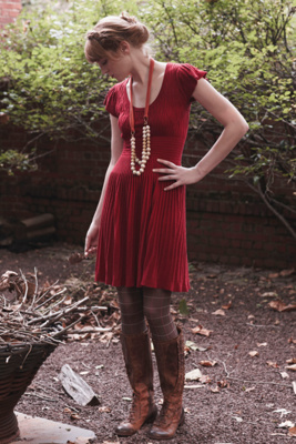Winding Ruffle Boots - Anthropologie.com