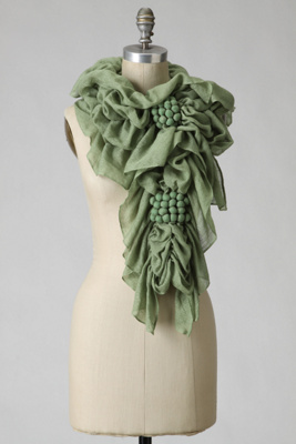 Grignolino Scarf - Anthropologie.com :  mint scarf anthropologie