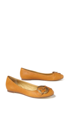 Blithe Ballerinas - Anthropologie.com :  leather cute gold metallic