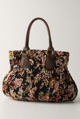 Puckered Canvas Bag - Anthropologie.com :  puckered leather canvas fall
