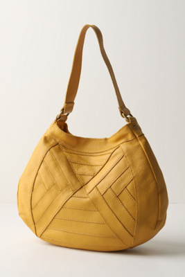 Tilled Expanse Hobo - Anthropologie.com : stitched handbag panels leather