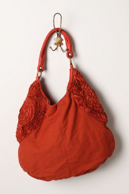 Clustered Ruffles Bag