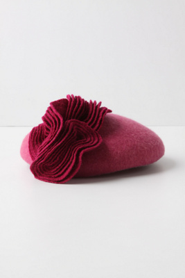 Petite Rose Fascinator  : fascinator wool ruffles felted
