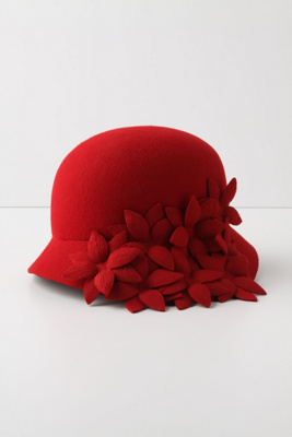 Topiary Hat - Anthropologie.com :  wool floral felt hat