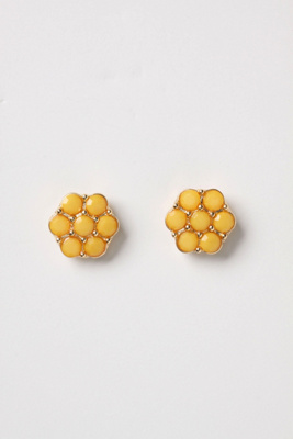 Opacity Posts - Anthropologie.com :  cute earrings flower earrings yellow earrings girls earrings