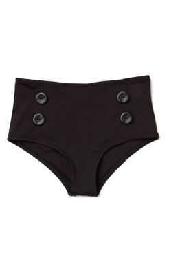 Anchors Aweigh Bottoms - Anthropologie.com :  high waist swimsuit retro sailor