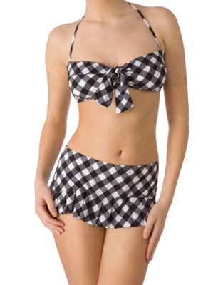 Buri Checkered Bikini Top - Anthropologie.com :  bathing designer anthropologie salinas