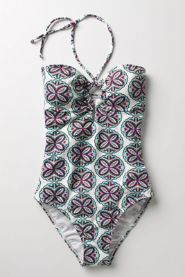Souk Medallion Maillot  - Anthropologie.com :  cute maillot arabesque swimwear