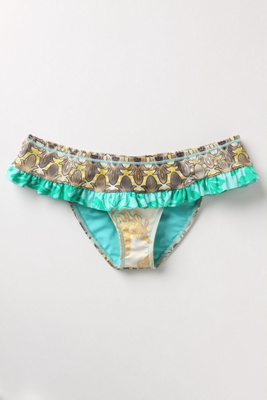 Iolani Bottoms - Anthropologie.com :  botton hipster ruffled swimwear