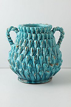 Turquoise Turrets Pot 
