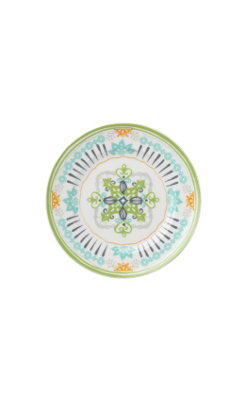 Geometric Garden Dessert Plate, Turnip - Anthropologie.com