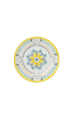 Geometric Garden Dessert Plate, Fan - Anthropologie.com