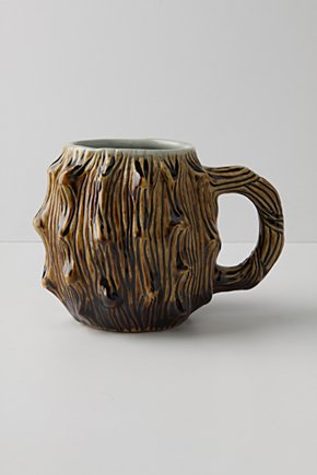 Tree Trunk Mug, $18 @anthropologie.com