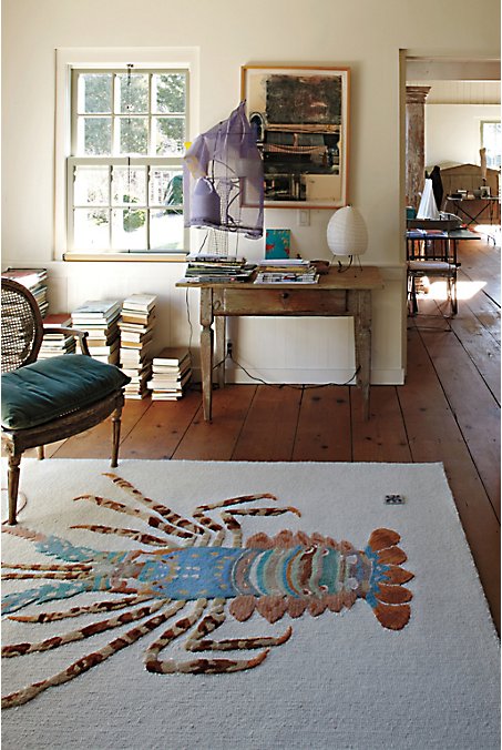 spiney lobster rug