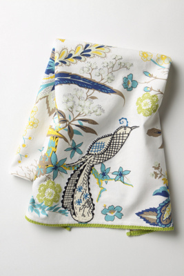 Birder Dishtowel, Blue 