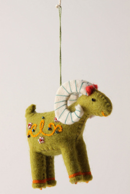Holiday Horns Ornament
