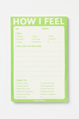 How I Feel Notepad