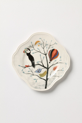 Curious Deciduous Salad Plate 