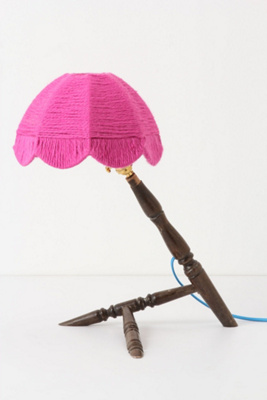 Timber Legs Lamp, Pink