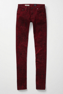 AG Sateen Snakeskin Leggings