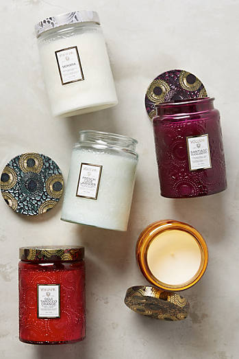 Limited Edition Voluspa Cut Glass Jar Candle
